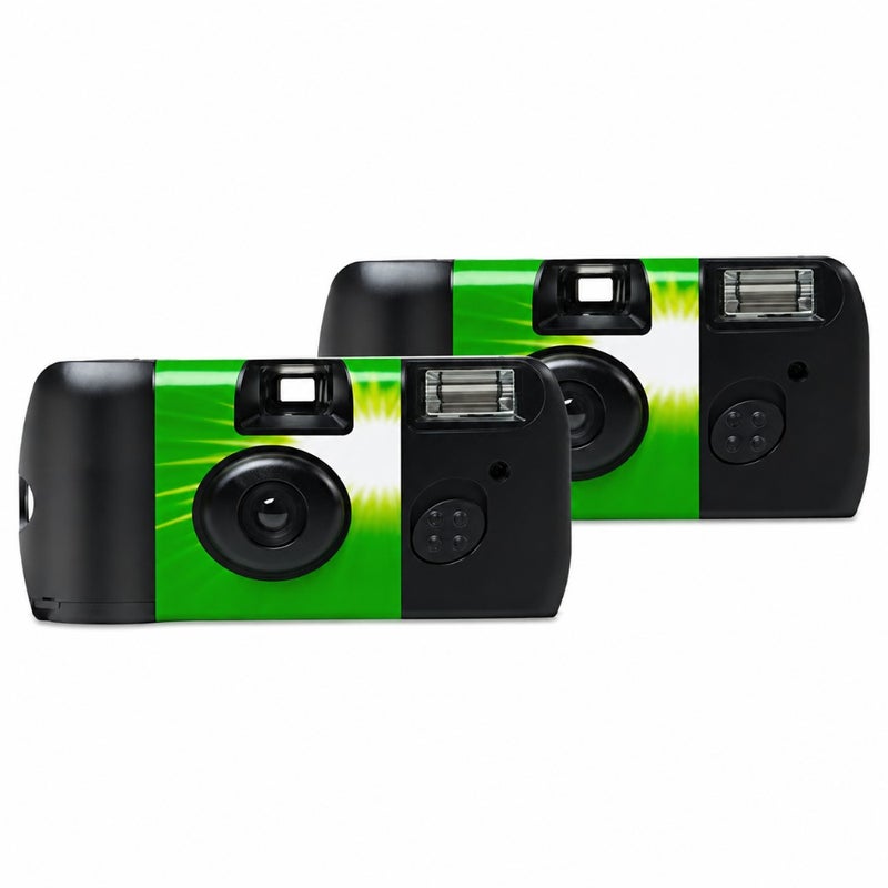 QuickSnap Flash 400 One-Time-Use Camera for outdoor events, plastic body, black color, built-in flash and 24 exposures - Image 3
