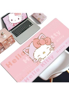 Y&D Hello Kitty Gift For Girls Gaming Mouse Pad Extended Large Mat Desk Pad Stitched Edges Mousepad Long Mouse Pad And Non-Slip Rubber Base Mice Pad 800X300X4mm  - Image 1