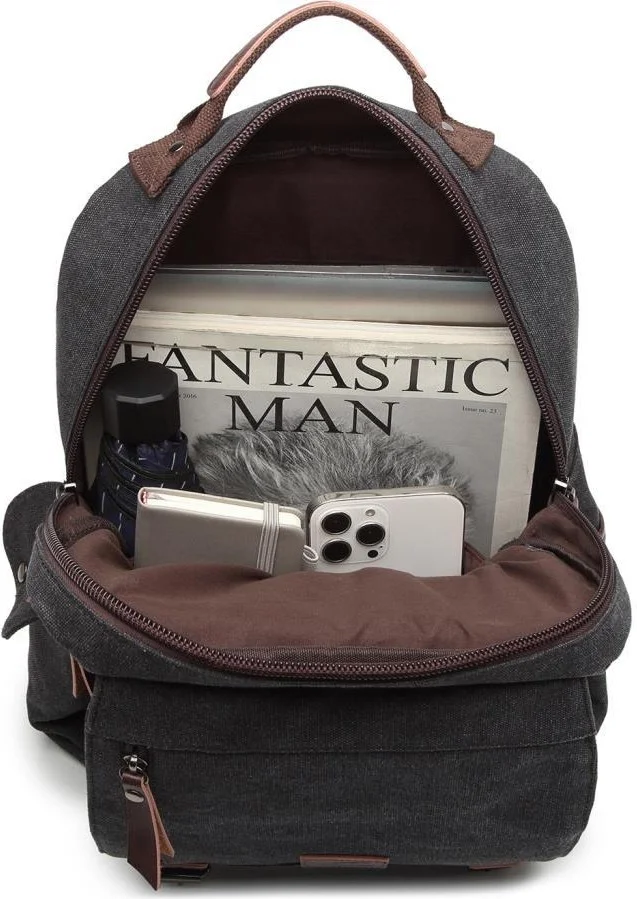 C-Active Large Men's Backpack Canvas Fabric 1303