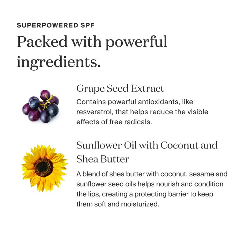 Supergoop! Lipscreen Shine SPF 40, 0.34 fl oz - Water-Resistant Clear Lip Gloss - Broad Spectrum SPF Lip Balm with Grape Seed Extract, Sunflower Seed Oil & Kelp Extract - Non-Sticky Formula - Image 3