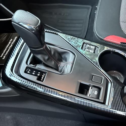 Kolya Interior Center Console Gear Shift Panel Cover Trim for Subaru Crosstrek Impreza Accessories 2023 2024 2025 (Matte Black) - Image 5