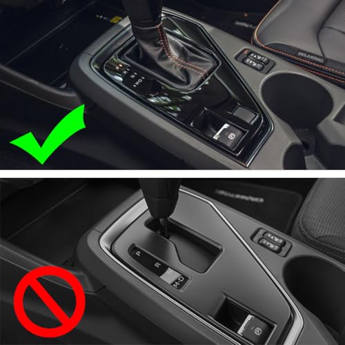 Kolya Interior Center Console Gear Shift Panel Cover Trim for Subaru Crosstrek Impreza Accessories 2023 2024 2025 (Matte Black) - Image 2