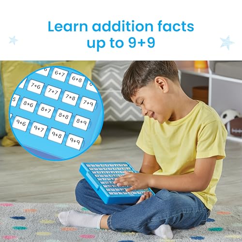 hand2mind Addition Practice Board, Math Facts Games, Number Games, Math Manipulatives Kindergarten, Educational Toys, Kids Learning Toys, Math Centers for Classroom, Preschool Learning Activities - Image 5
