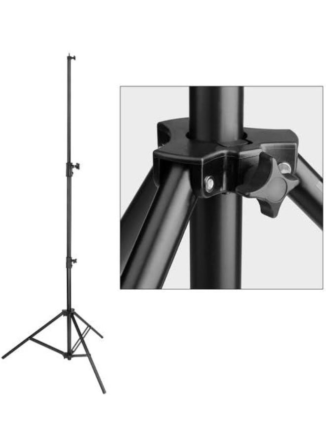 Impact حامل إضاءة ثقيل الوزن مع وسادة هوائية (أسود، 9.5') - Image 4