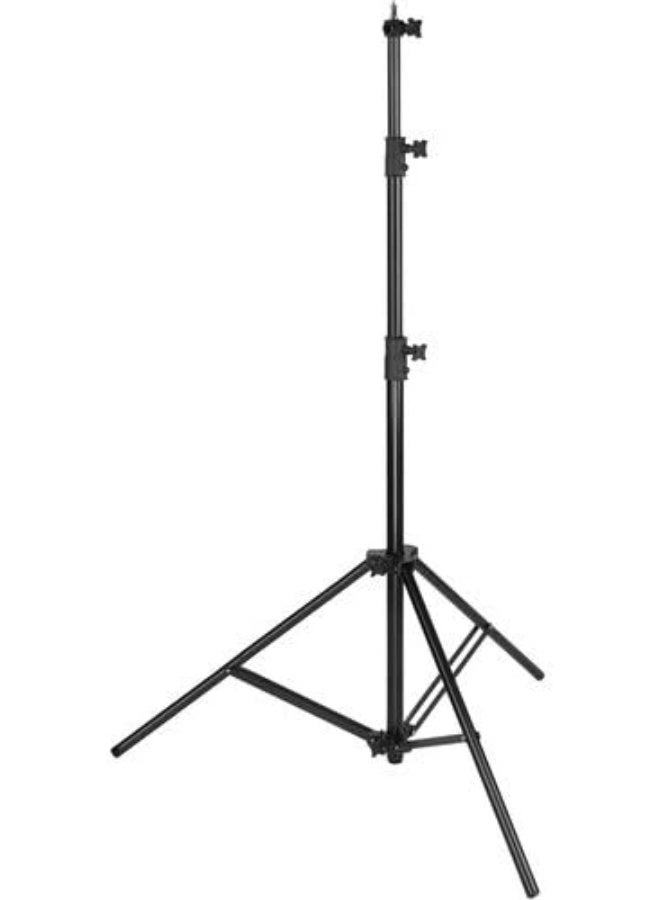 Impact حامل إضاءة ثقيل الوزن مع وسادة هوائية (أسود، 9.5') - Image 1