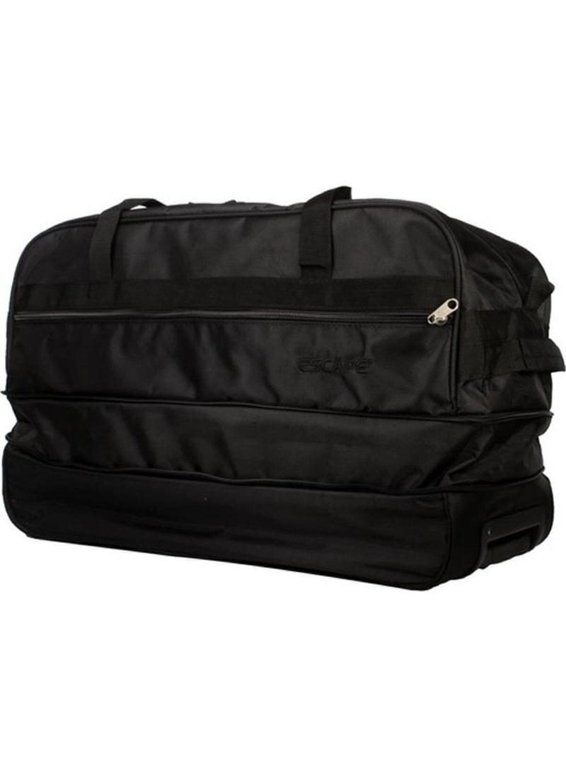 ESCAPE 203 Black Large Size Bellows Wheeled Travel Bag  - Image 2