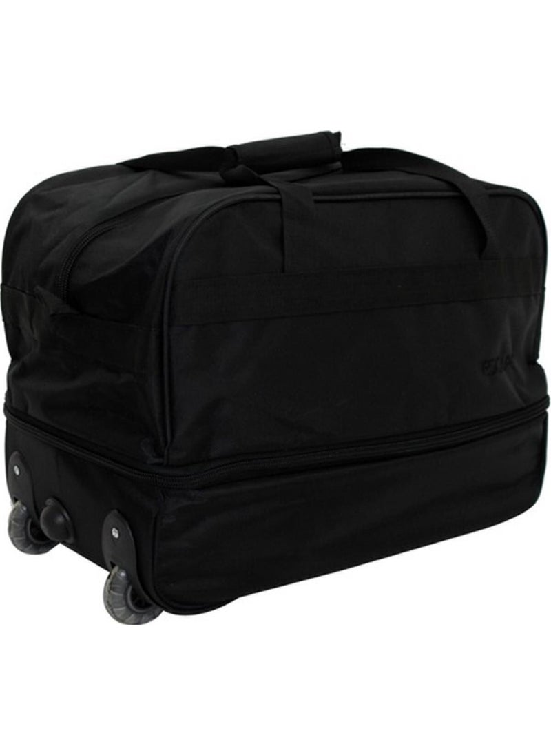 ESCAPE 203 Black Large Size Bellows Wheeled Travel Bag  - Image 3