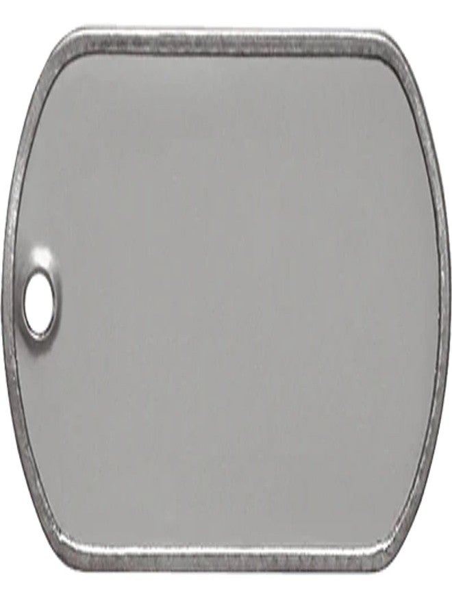 SBC 25 Pack Blank Military Dog Tags Stainless Steel ID Tag Blanks for Engraving Customization and DIY Fits #3 Ball Chain Necklaces Matte Finish with 5/32 Inch Hole Unstamped and Unused - Image 5