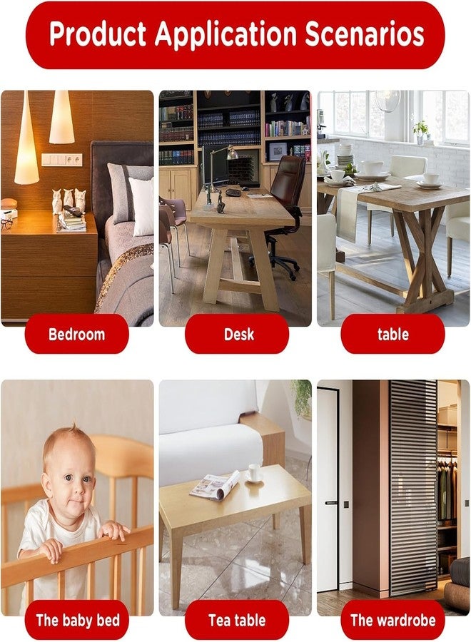 ECHSRT Silicon Edge Protector, Baby Proofing Edge Protector Strip for Kids, Corner Protector for Sharp Edges, Desk, Table, Bed, Safety Cover for Sharp Corners & Edges (Transparent - 2 Meter) - Image 4