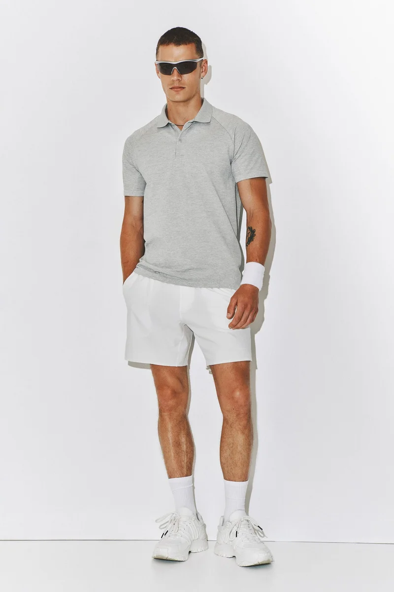 H&M  Regular Fit Tennis T-shirt with DryMove™ for Men | Best Price UAE