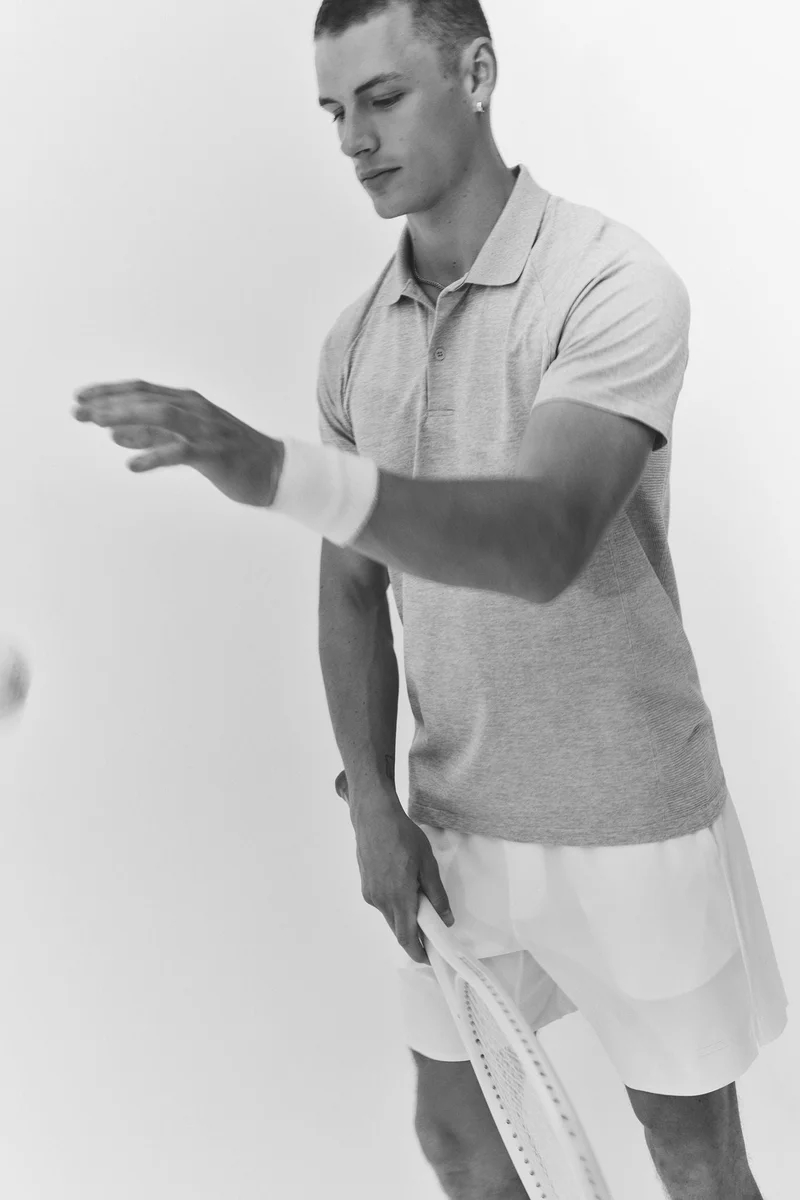 H&M  Regular Fit Tennis T-shirt with DryMove™ for Men | Best Price UAE