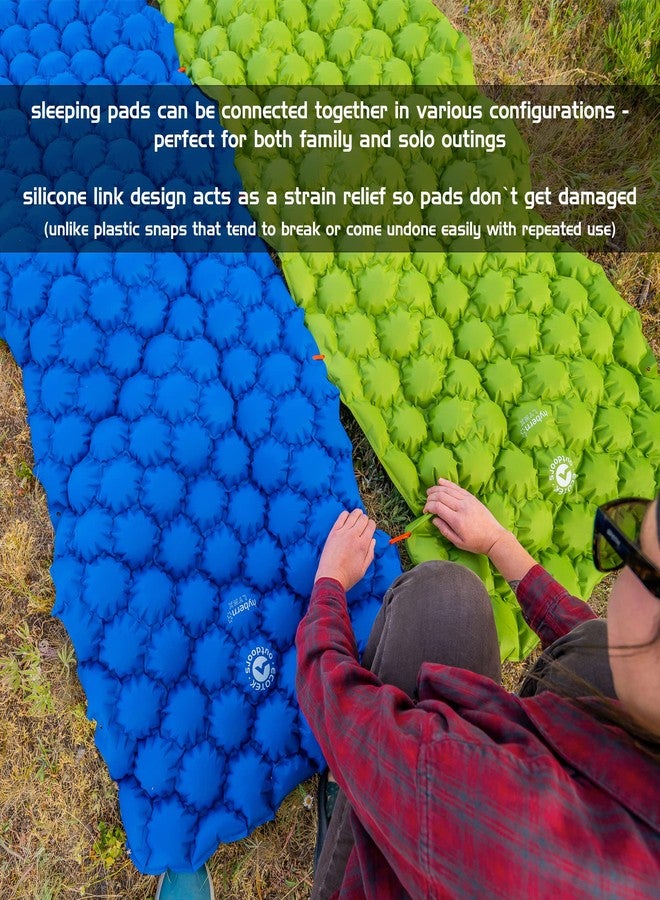 ECOTEK Outdoors Hybern8 Lynx - Linkable, Oversized Sleeping Pad - Innovative & Easy to Use - Lightweight & Compact - Perfect for Backpackers, Overlanders, Couples, and Families (Fire Orange) - Image 5