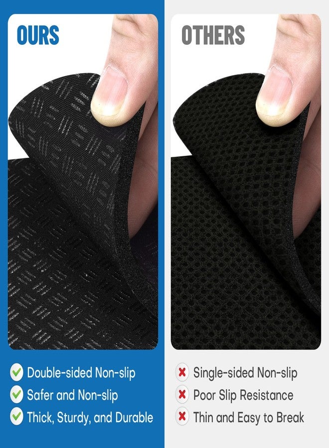 Rolitwils 6PCS Treadmill Mat Pads, 4" x 4" x 0.2" Double-Sided Non-Slip Exercise Equipment Mat for Floor Protection, High Density Silicone Anti Vibration Pad for Treadmill (4) - Image 4
