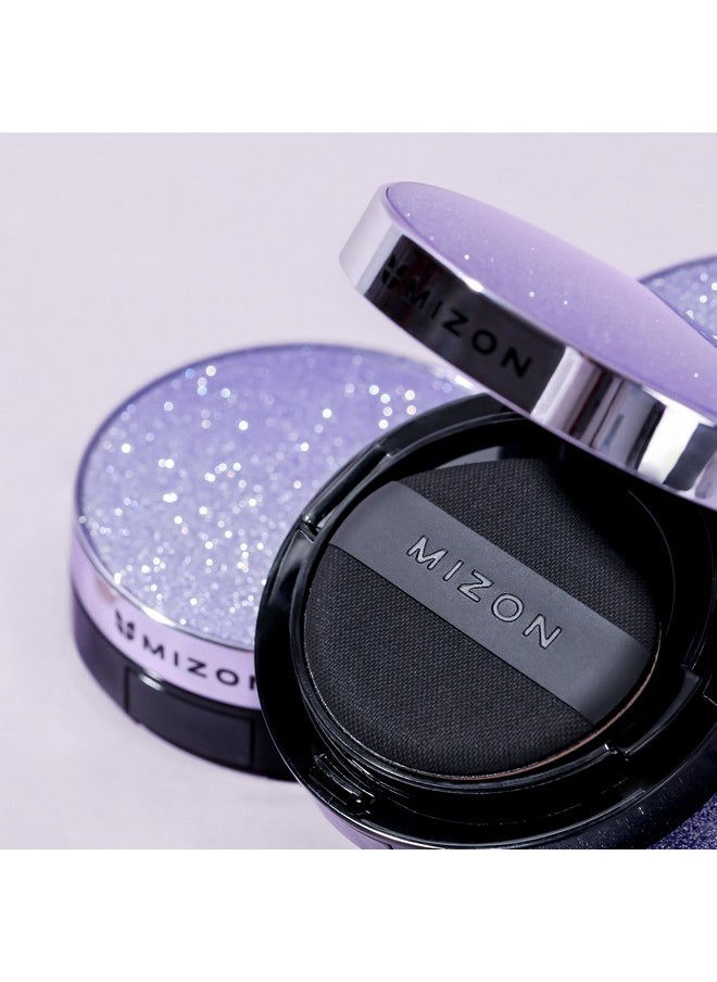 MIZON MIZON Vegan Collagen Cushion (15g/ 0.52 oz x 2 ea) Healthy and glowing look, Medium coverage compact with SPF38 PA++ Protection, Skincare and makeup INCLUDES REFILL (#23 Sand Beige)  - Image 5