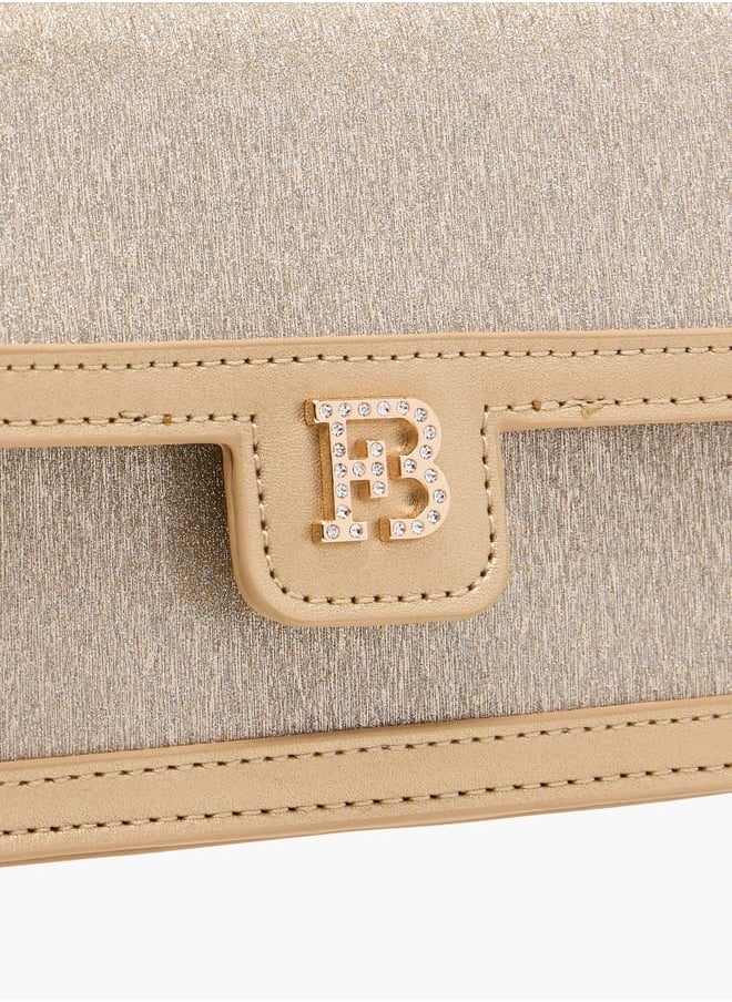 Flora Bella By Shoexpress - Women Panelled Satchel Bag with Detachable Strap and Button Closure Ramadan Collection - Image 1