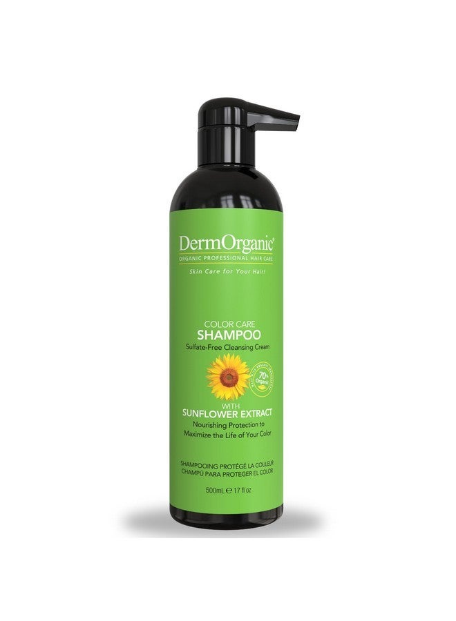 DermOrganic Color Care with Sunflower Anti-Fade Extract - Sulfate-Free - SHAMPOO 17 fl.oz - Image 1