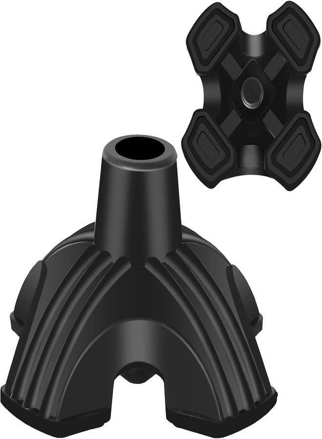 عصا المشي دكتور تورسو بريميوم ذات القاعدة المطاطية العريضة (ساق واحدة): دعم للجنسين من أجل الحركة والراحة والأناقة؛ تصميم مريح لجميع الأعمار (كرزي) (كرزي) - Image 5