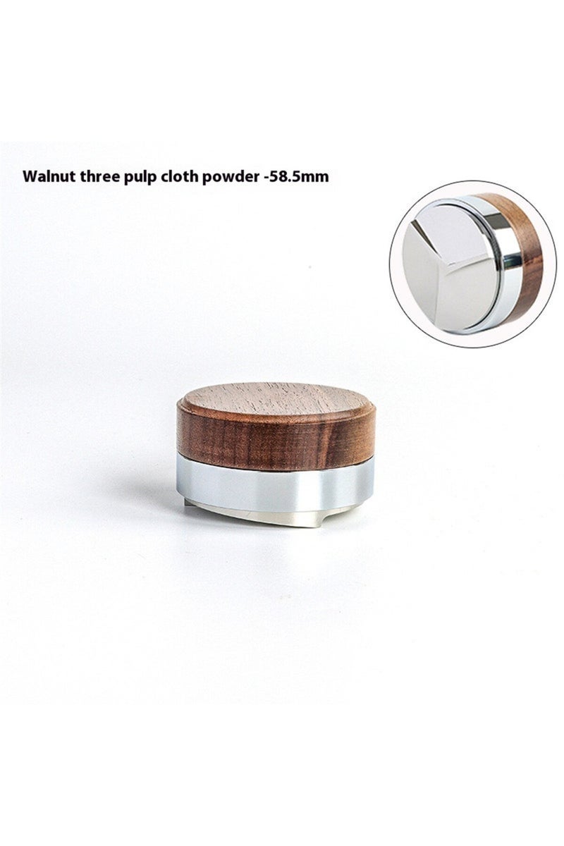 58.5mm Distributor 51 53 58.5mm Coffee Tamper Coffee Distributor Tool Walnut Cover Head Espresso Lev