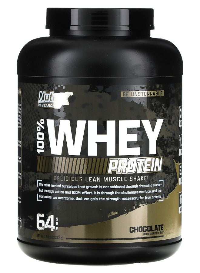 Nutrex Research 100% Premium Whey Protein Chocolate 5 lb (2272 g)