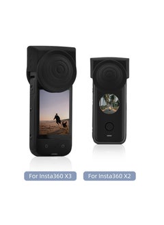 Generic Lens Cap for Insta360 X3 X2, Lens Guard Protector Waterproof Cover Compatible with Insta360 x3 Action Camera Accessories, Lens Protector Lens Cap Silicone Case for Insta360 X3 X2  - Image 2