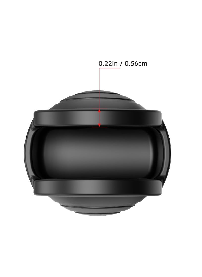 Generic - Lens Cap for Insta360 X3 X2, Lens Guard Protector Waterproof Cover Compatible with Insta360 x3 Action Camera Accessories, Lens Protector Lens Cap Silicone Case for Insta360 X3 X2 - Image 1