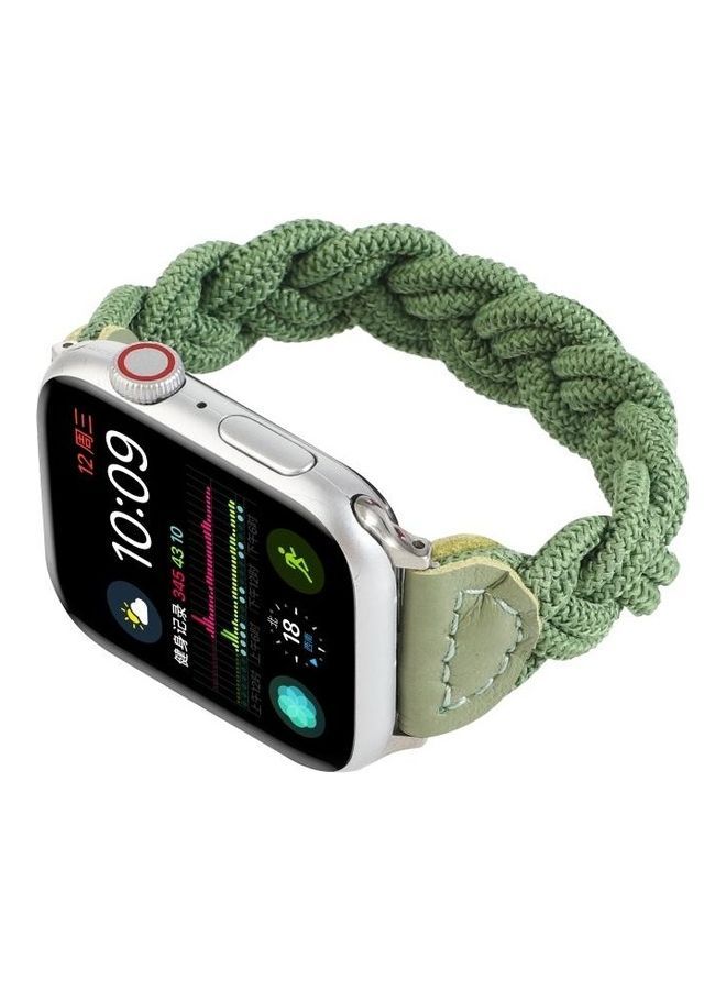 NIBEMINENT Replacement Watchband For Apple Watch Green - Image 4