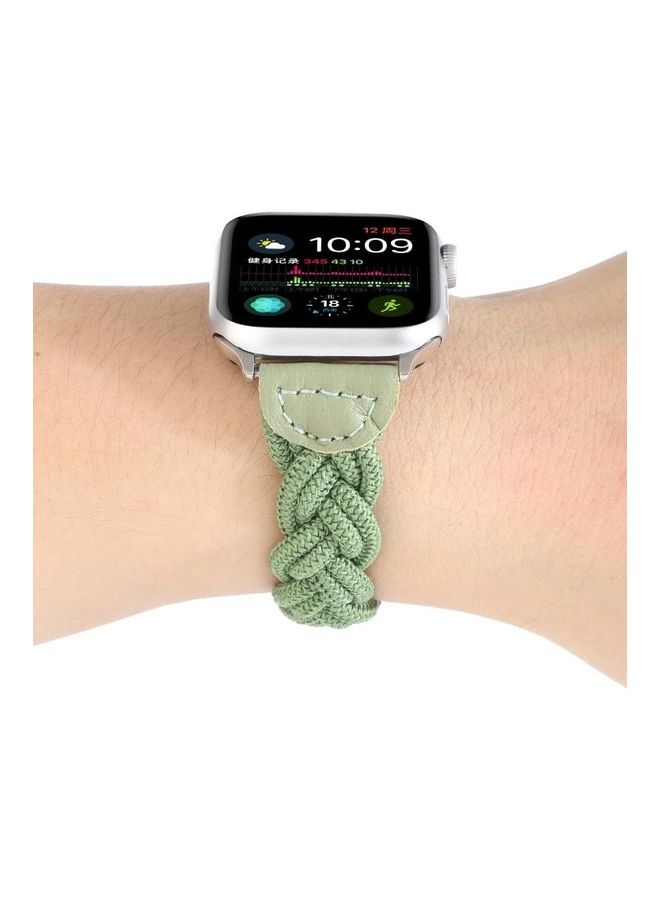 NIBEMINENT Replacement Watchband For Apple Watch Green - Image 5