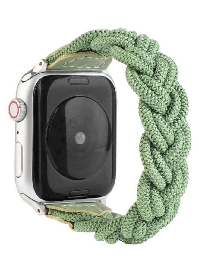 NIBEMINENT Replacement Watchband For Apple Watch Green - Image 2