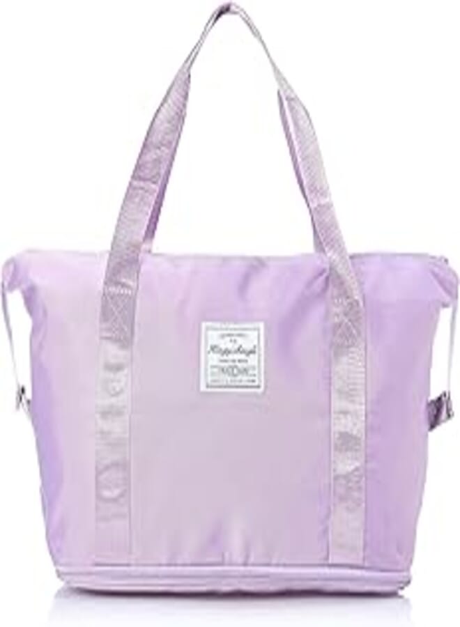 OX Polyester Purple Duffle Bag OX-27 For Unisex, Size 40D*30W*15H