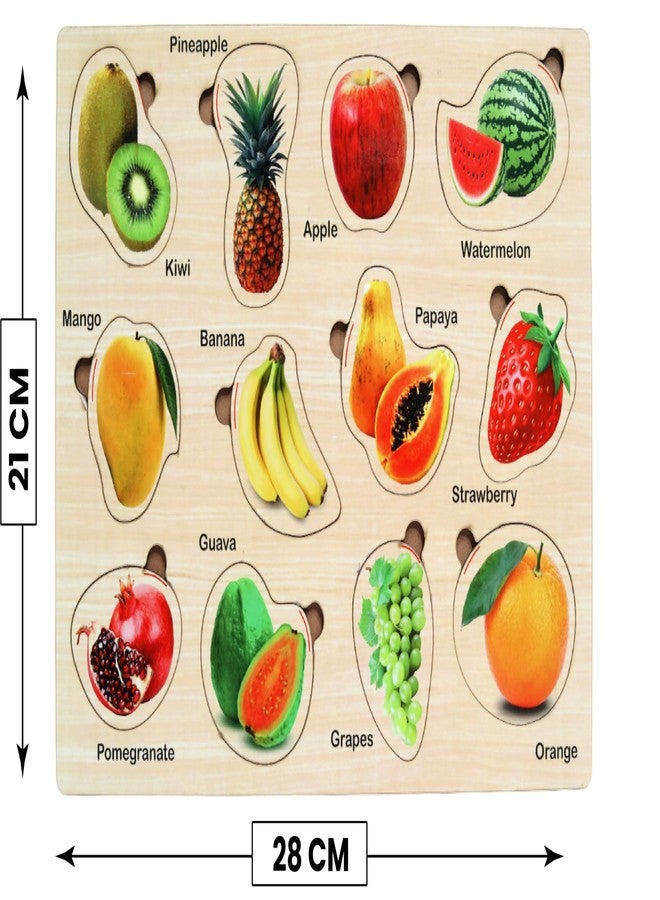 CRAFTICK Animal-Fruits-Alphabets-Vegetables Jigsaw Puzzles | Educational Toy for Kids Age 3 and Above | Memory Skills | Return Gift for Girls & Boys - Image 3