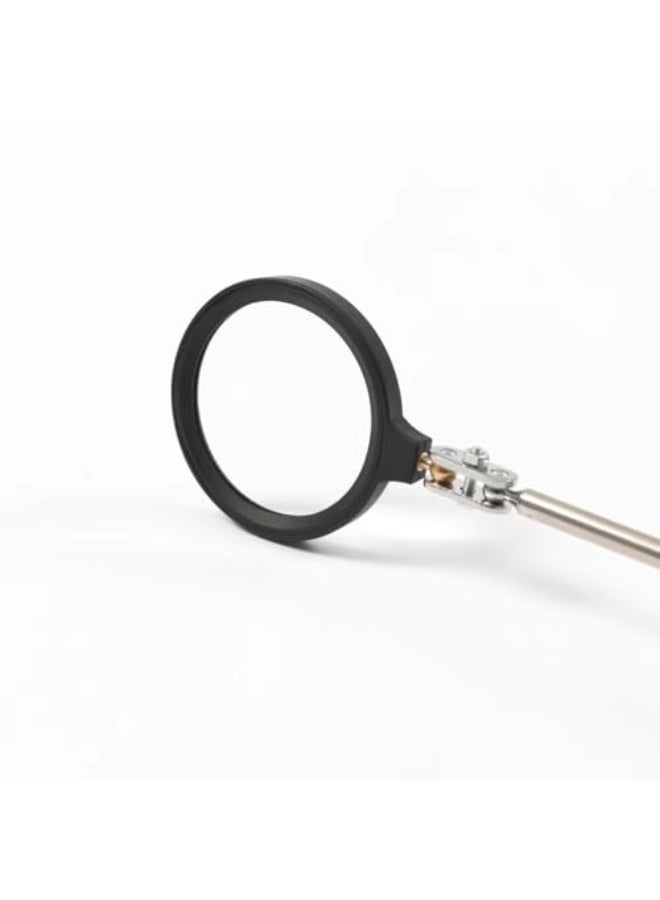 Betterstar Telescopic Magnifying Glass 5X Magnifier Lens Handheld for Reading Small Prints map Coins and Jewelry - Image 1