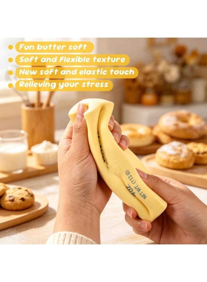 14cm Butter Squishy,Butters Squeeze Stress Balls,Soft Slow Rising Fidget Sensory Squeeze,Anxiety ADHD Autism Office Desk Toy, Adult Office Anxiety Relief Dough Decompression Gift (1pc) - Image 3