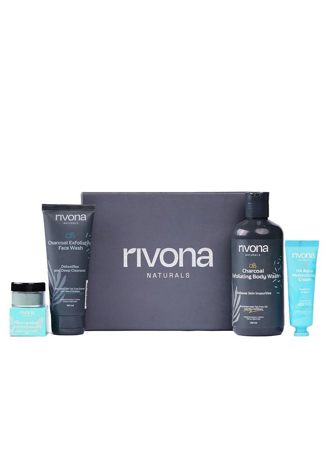 RIVONA NATURALS Zen Cleanse Gift Set | Gift Box For Every Occasion |100% Natural Rivona Products | Pack Of 4  - Image 1