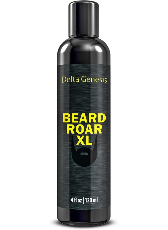 Delta Genesis Beard Roar XL | Facial Beard Shampoo for Stimulating Facial Hair Growth | Caffeine Formula - Image 1
