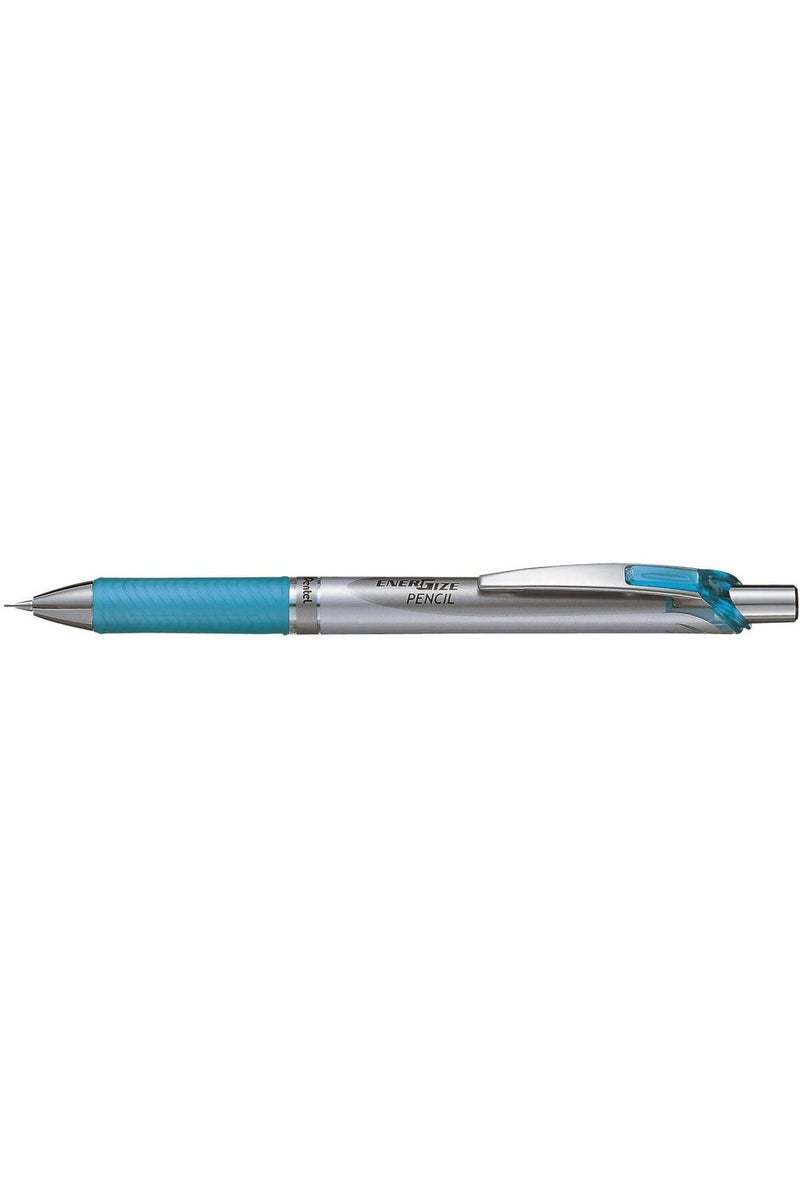 بنتل Pentel Mechanical 0.5mm Pencil 02 Pcs , Energize, , Silver & Sky Blue (PL75-S) - Image 2