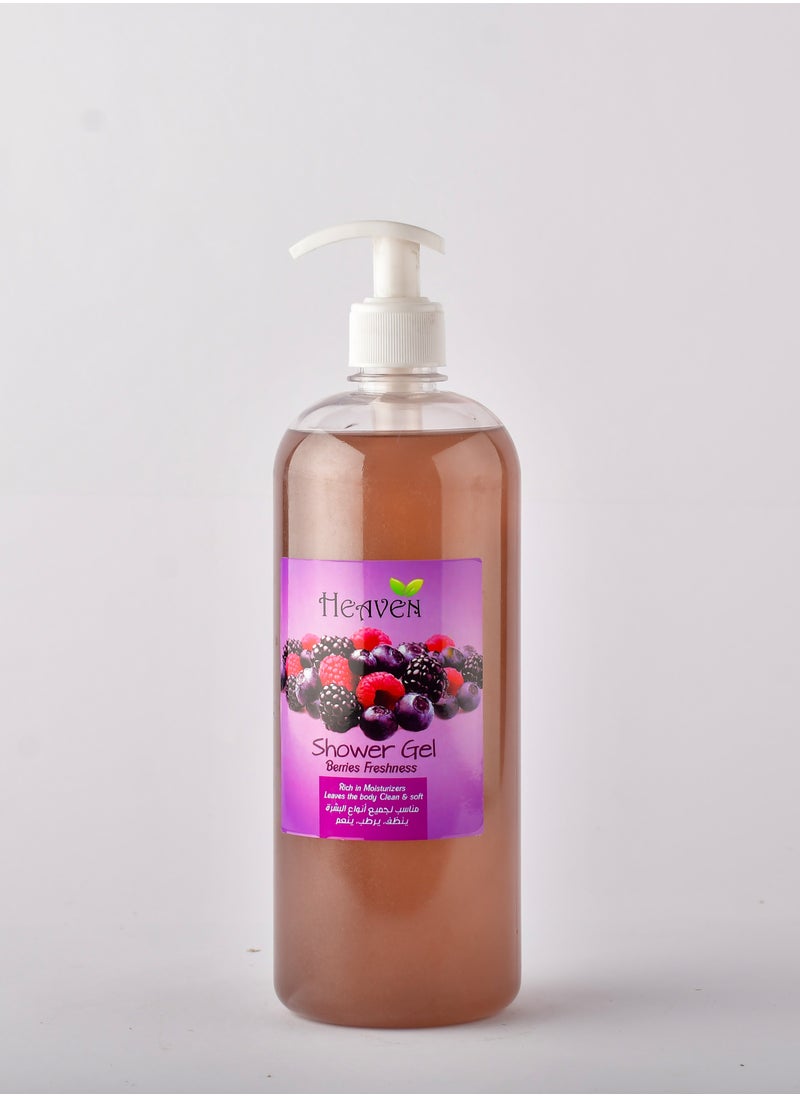 Heaven - shower gel 1000ml berries - Image 1