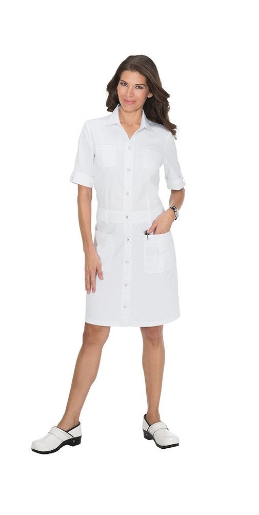 KOI Core Womens Alexadra Dress White Medium