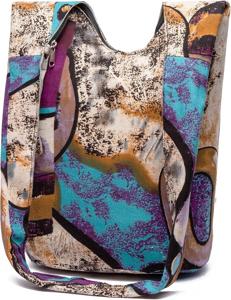 Coton Pose Women Shoulder Handbags Fashion canvas Hippie Crossbody Bags Bohemian Animal Prints Hobo Bags - Image 1