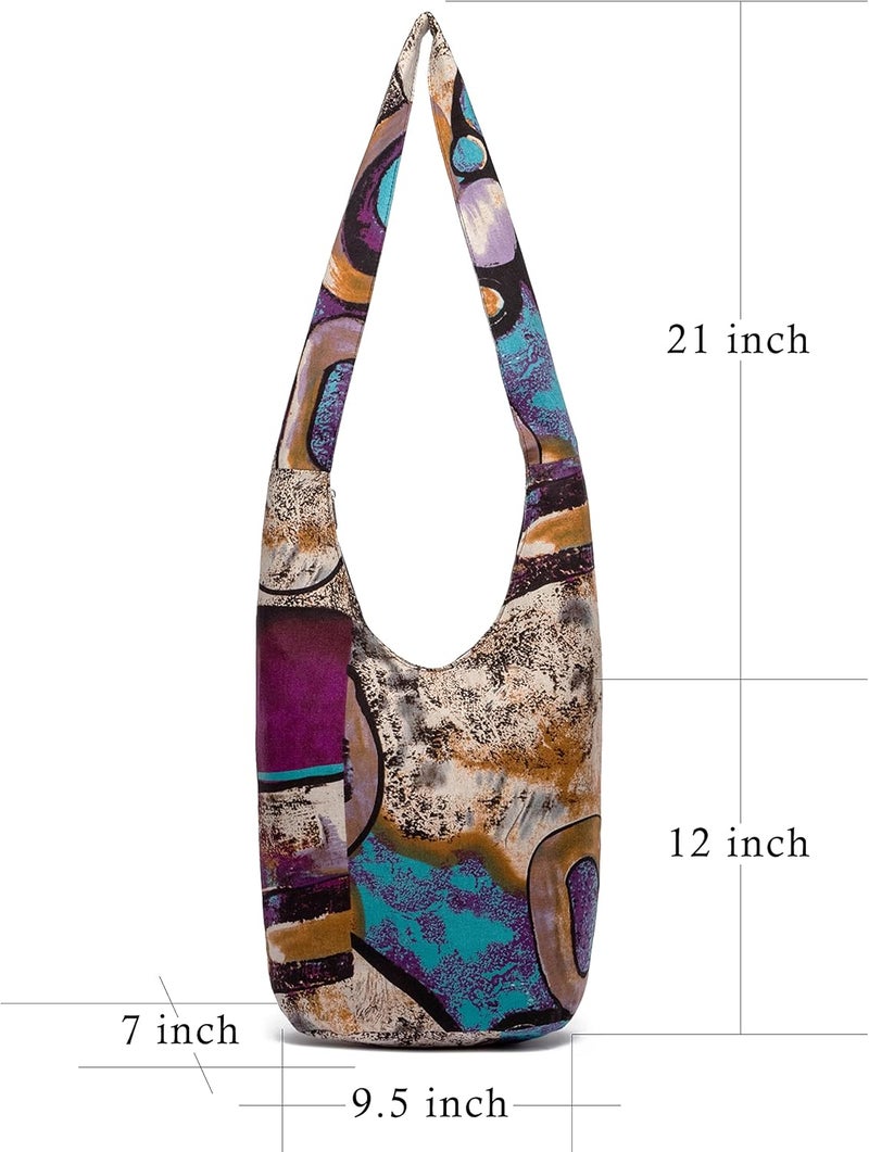 Coton Pose Women Shoulder Handbags Fashion canvas Hippie Crossbody Bags Bohemian Animal Prints Hobo Bags - Image 2