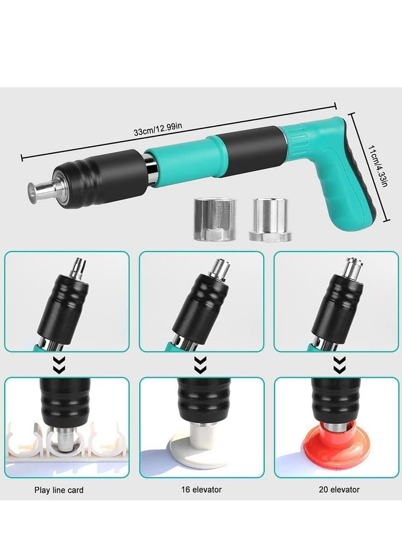 Luxoraq Nail Gun Fasting Tool for Cement, Manual Steel Nail Gun with 10 Steel Nails.Manual Concrete Nail Guns for Carpentry, Home Decoration, Building Maintenance, and DIY Projects  - Image 5