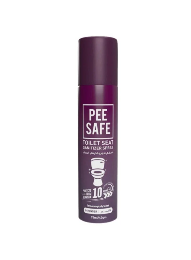 Instant Toilet Seat Sanitizer, Lavender Scent by BeSafe, 75ml
