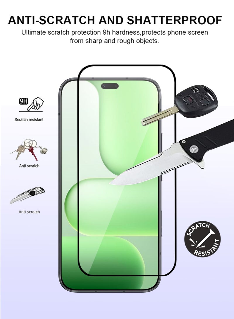 JOMILA Honor 600 Lite Screen Protector - Premium Full Screen Tempered Glass For Honor 600 Lite , High Transparency, Delicate Touch, Anti-Explosion, Smooth Arc Edges, Easy Installation - Image 2