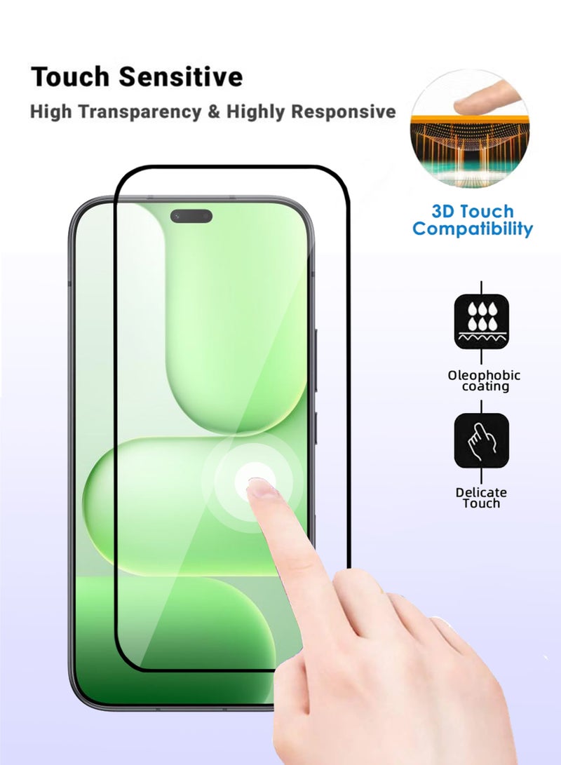 JOMILA Honor 600 Lite Screen Protector - Premium Full Screen Tempered Glass For Honor 600 Lite , High Transparency, Delicate Touch, Anti-Explosion, Smooth Arc Edges, Easy Installation - Image 4