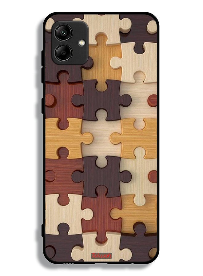Tolwak Samsung Galaxy A04e Protective Case Cover Wooden Pattern - Image 1