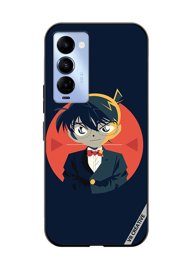 VR CREATIVE Protective Case Cover For Tecno Camon 18/18 P Detective Conan Character Design Multicolour - Image 1