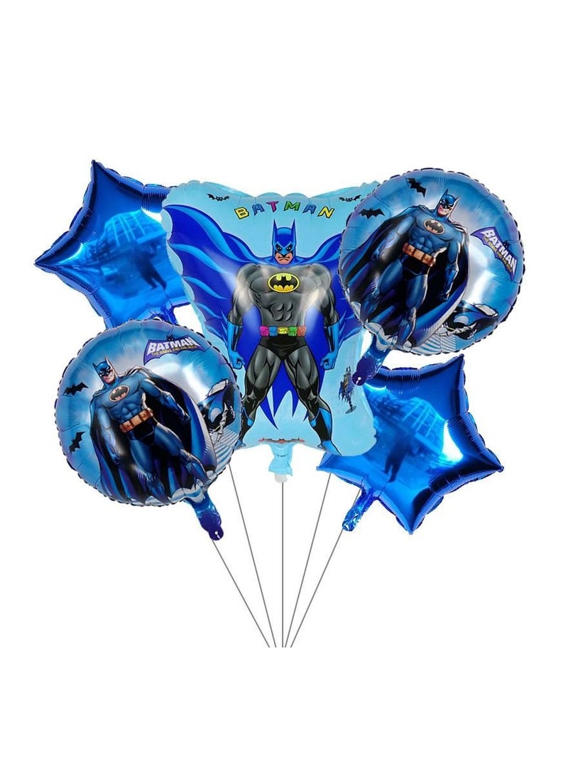 Batman Aluminum Film Balloon Decoration Set  - Image 1