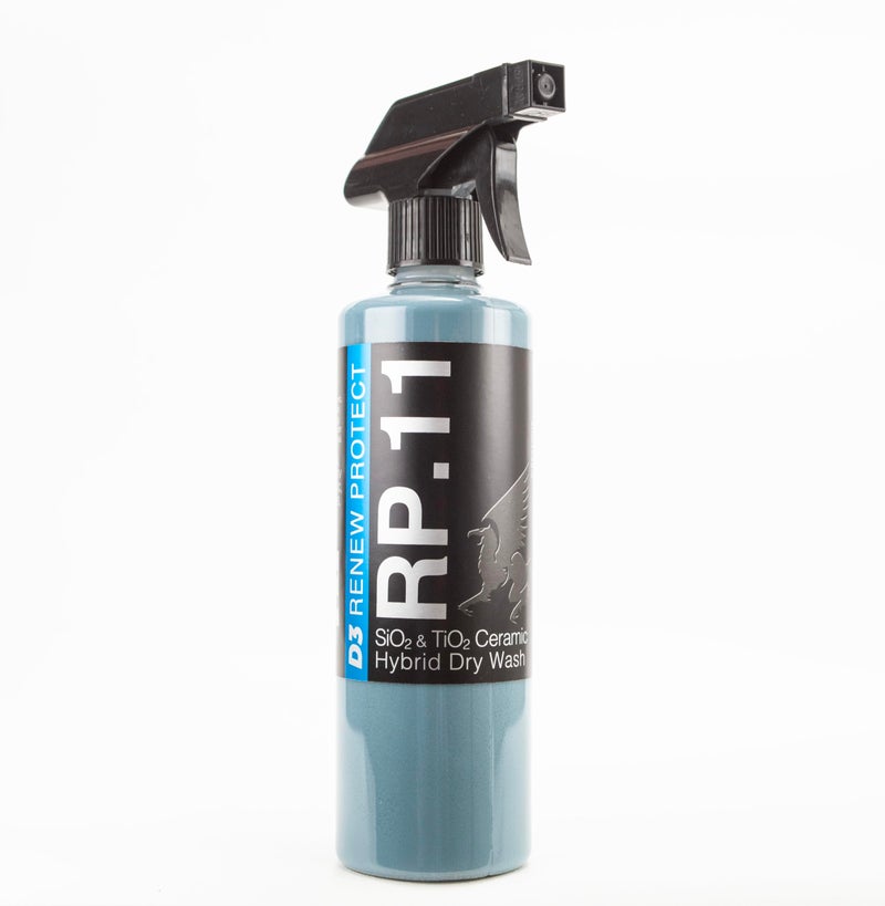 RENEW PROTECT RP11 Detailer 16oz Strongest Detailing Spray DryWash CeramicHybrid Formula Color Depth Gloss Finish Quartz Titanium Ceramics Fine Polish HighGrade Carnauba