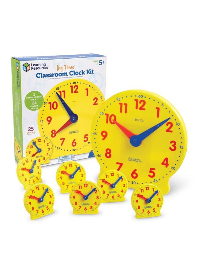 Learning Resources Classroom Clock Kit - Image 1