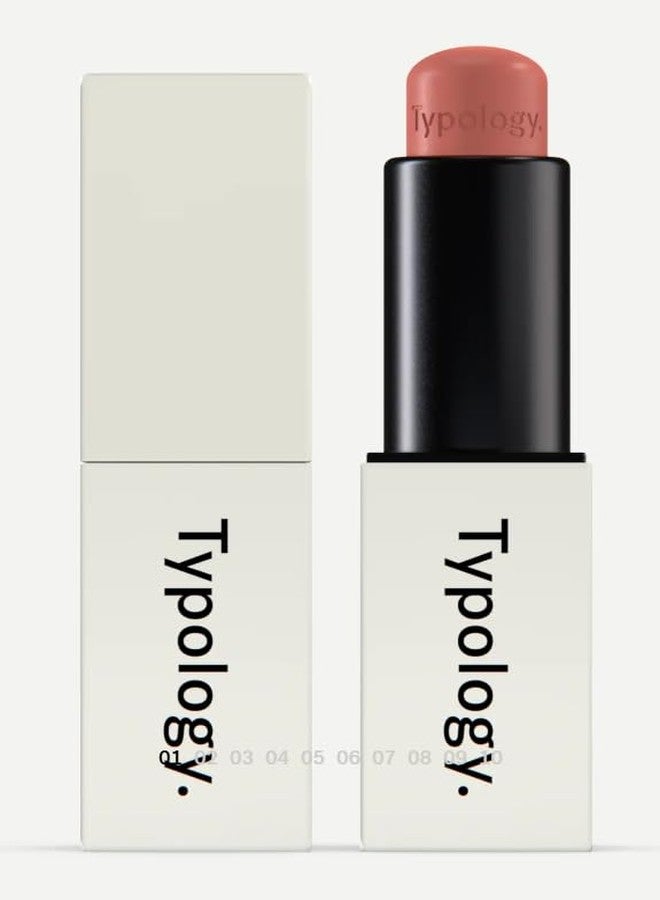 Typology Tinted Replenishing Lip Balm - Powder Pink & Complimentary Korean Face Sheet Masque - Image 1