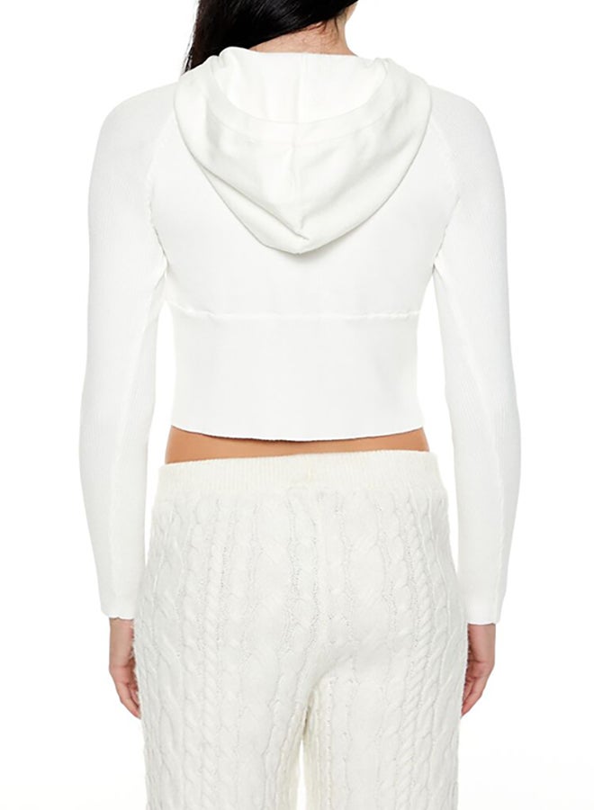 FOREVER 21 Hooded Raglan Sweater - Image 3